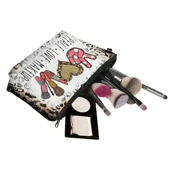 Leopard Letter Makeup Bag - Picture 5 of 5